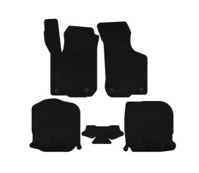 Килимки текстильні Classic (HB, 3-х дверний, Чорний) для Ауди A3 1996-2003 рр