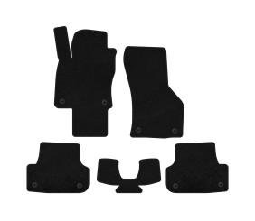 Килимки текстильні Classic (для E-tron, Sportback, Чорний) для Ауди A3 2012-2020 рр
