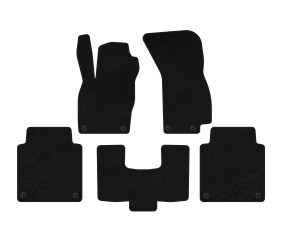 Килимки текстильні Classic (Long, Чорний) для Ауди A8 2018- рр