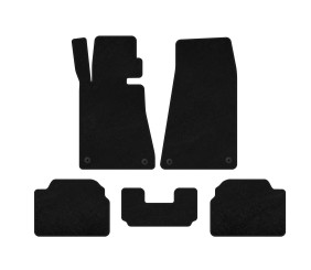 Килимки текстильні Classic (SD, Чорний) для BMW 5 серія E34 1988-1995 рр