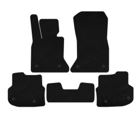 Килимки текстильні Classic (2010-2013, Чорний) для BMW 5 серія F10/F11 рр