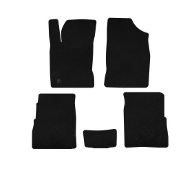 Килимки текстильні Classic (HB, 5-ти дверний, Рестайлінг, Чорний) для Chrysler PT Cruiser 2000-2010 рр