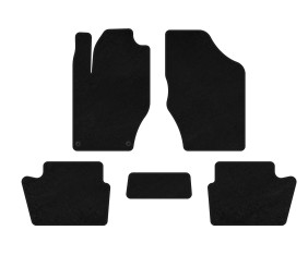 Килимки текстильні Classic (HB, До рестайлінгу, Чорний) для Citroen DS-4 2010-2015 рр