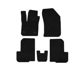 Килимки текстильні Classic (2 ряди, 7-ми місний, Чорний) для Dacia Lodgy 2012-2022 рр
