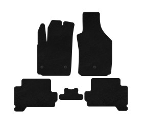 Килимки текстильні Classic (HB, Електро, Чорний) для Fiat 500/500L 2013-2022 рр