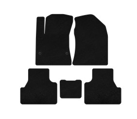 Килимки текстильні Classic (Електро, Чорний) для Hyundai Kona 2017-2023 рр