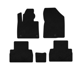 Килимки текстильні Classic (2018-2020, Чорний) для Hyundai Santa Fe 4 рр