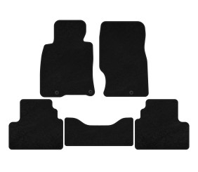 Килимки текстильні Classic (G25-G35, SD, Чорний) для Infiniti G25/G35/37 (V36/CV36) 2006-2015 рр