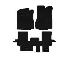 Килимки текстильні Classic (2 ряди, Чорний) для Infiniti QX60 2016-2021 рр