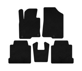 Килимки текстильні Classic (чорні) для Kia Cadenza 2016- рр