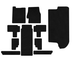 Килимки текстильні Classic (повний салон, Чорний) для Kia Carnival 2002-2013 рр