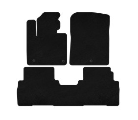 Килимки текстильні Classic (7-ми місний, Чорний) для Kia Sorento III UM 2014-2020 рр
