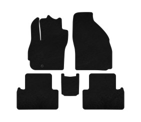 Килимки текстильні Classic (2 ряди, 7-ми місний, Чорний) для Mazda 5 2005-2009 рр
