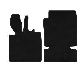 Килимки текстильні Classic (2003-2007, Купе, Чорний) для Smart рр