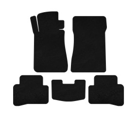 Килимки текстильні Classic (SD, Чорний) для Mercedes C-class W202 1993-2001 рр