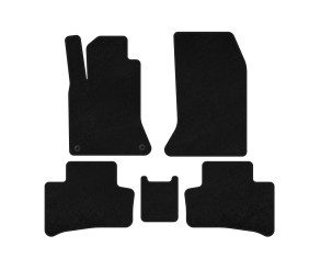 Килимки текстильні Classic (2011-2015, Електро, Чорний) для Mercedes B-class W246 рр