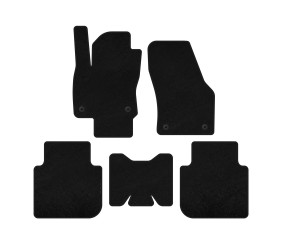 Килимки текстильні Classic (5-ти місний/АКПП, Чорний) для Skoda Kodiaq 2016-2023 рр