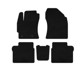 Килимки текстильні Classic (2016-2019, SD, Чорний) для Toyota Corolla рр
