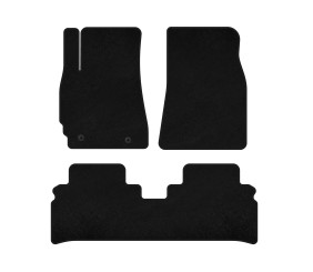 Килимки текстильні Classic (чорні) для Toyota Highlander 2000-2008 рр