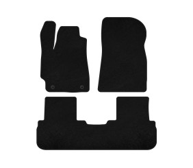 Килимки текстильні Classic (2 ряди, Чорний) для Toyota Highlander 2008-2013 рр