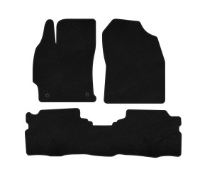 Килимки текстильні Classic (LB, Гібрид, Чорний) для Toyota Prius 2015-2022 рр