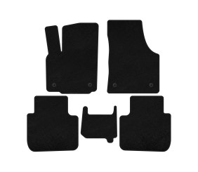 Килимки текстильні Classic (2 ряди, 7-ми місний, Чорний) для Volkswagen Atlas (Terramont) 2016- рр