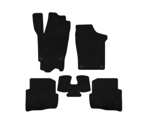 Килимки текстильні Classic (HB, 3-х дверний, Чорний) для Volkswagen Fox 2003-2021 рр