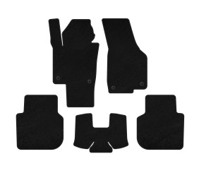 Килимки текстильні Classic (2015-2019, SD, Чорний) для Volkswagen Passat B8 рр