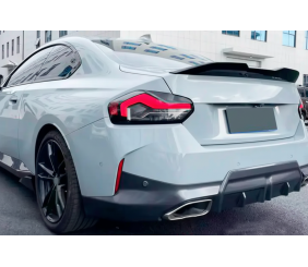 Спойлер MP-Style (чорний глянець) для BMW 2 серія G42 2021- рр