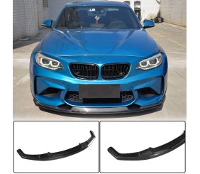 Накладка на передній бампер Lip V1 (для F87 M2, Карбон) для BMW 2 серія F22/F23 2014-2021 рр