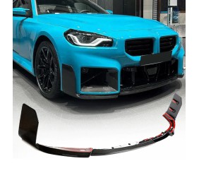 Накладка на передній бампер Lip V1 (для G87, Карбон) для BMW 2 серія G42 2021- рр