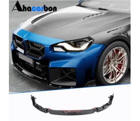 Накладка на передній бампер Lip V2 (для G87, Карбон) для BMW 2 серія G42 2021- рр
