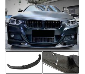 Накладка на передній бампер Lip Mad-Style (для F30 M-Sport, Карбон) для BMW 3 серія F30/F31 2012-2019 рр
