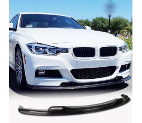 Накладка на передній бампер Lip V-Style (для F30 M-Sport, Карбон) для BMW 3 серія F30/F31 2012-2019 рр