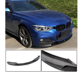 Накладка на передній бампер Lip MP-Style (для F30 M-Sport, Карбон) для BMW 3 серія F30/F31 2012-2019 рр