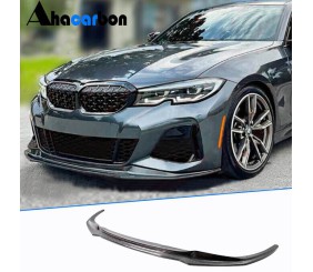 Накладка на передній бампер Lip V8 (для M-Sport 2018-2022, Карбон) для BMW 3 серія G20/G21 2018- рр