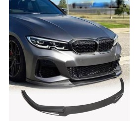 Накладка на передній бампер Lip V5 (для M-Sport 2018-2022, Карбон) для BMW 3 серія G20/G21 2018- рр