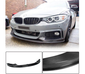 Накладка на передній бампер Lip V3 (для M-Sport, Карбон) для BMW 4 серія F32/F33/F36 2012-2020 рр