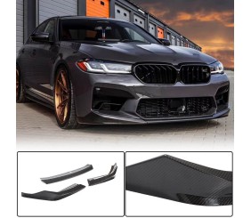 Накладка на передній бампер Lip V1 (для M5 F90 2020-2024, Карбон) для BMW 5 серія G30/G31 рр