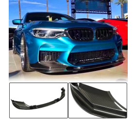 Накладка на передній бампер Lip V2 (для M5 F90 2017-2020, Карбон) для BMW 5 серія G30/G31 рр