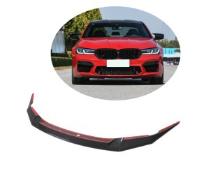 Накладка на передній бампер Lip V3 (для M5 F90 2020-2024, Карбон) для BMW 5 серія G30/G31 рр