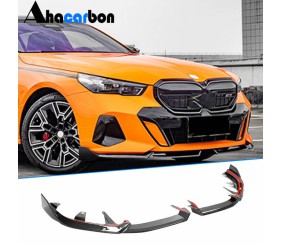 Накладка на передній бампер Lip (для M-Sport, Карбон) для BMW 5/i5 серія G60/G60E/G61 2023- рр