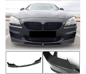 Накладка на передній бампер Lip V1 (для M-Sport, Карбон) для BMW 6 серія F12/F13/F06 2011-2018 рр
