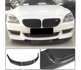 Накладка на передній бампер Lip V2 (для M-Sport, Карбон) для BMW 6 серія F12/F13/F06 2011-2018 рр