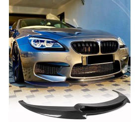 Накладка на передній бампер Lip V1 (для M6, Карбон) для BMW 6 серія F12/F13/F06 2011-2018 рр