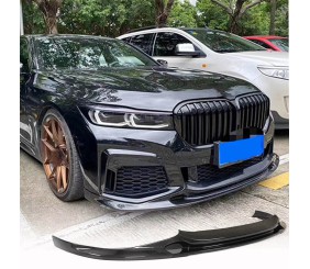 Накладка на передній бампер Lip V2 (для M-Sport 2019-2022, Карбон) для BMW 7 серія G11/G12 рр