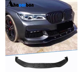 Накладка на передній бампер Lip V2 (для M-Sport 2016-2019, Карбон) для BMW 7 серія G11/G12 рр