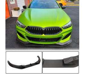 Накладка на передній бампер Lip V1 (для M-Sport, Карбон) для BMW 8 cерія G14/G15/G16 2018- рр