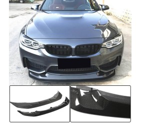 Накладка на передній бампер Lip V3 (для F80, Карбон) для BMW 3 серія F30/F31 2012-2019 рр