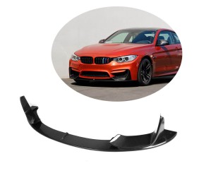 Накладка на передній бампер Lip V4 (для F80, Карбон) для BMW 3 серія F30/F31 2012-2019 рр
